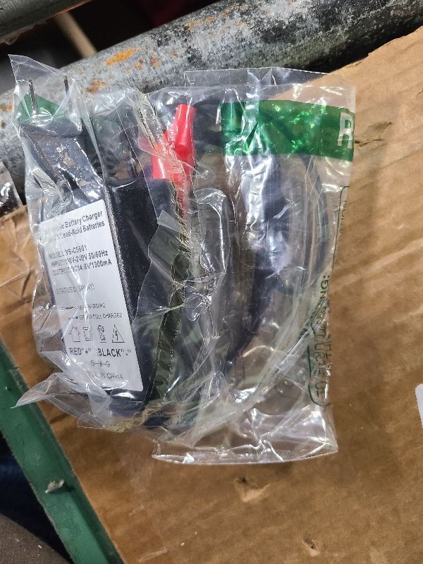 Photo 1 of 12V 1300mA Sealed Lead Acid (SLA) Smart Battery Charger Maintainer, Automatic Car Charger Maintainer for RV, ATV, Boat, Motorcycle Battery Trickle Charger with Short Circuit Protection