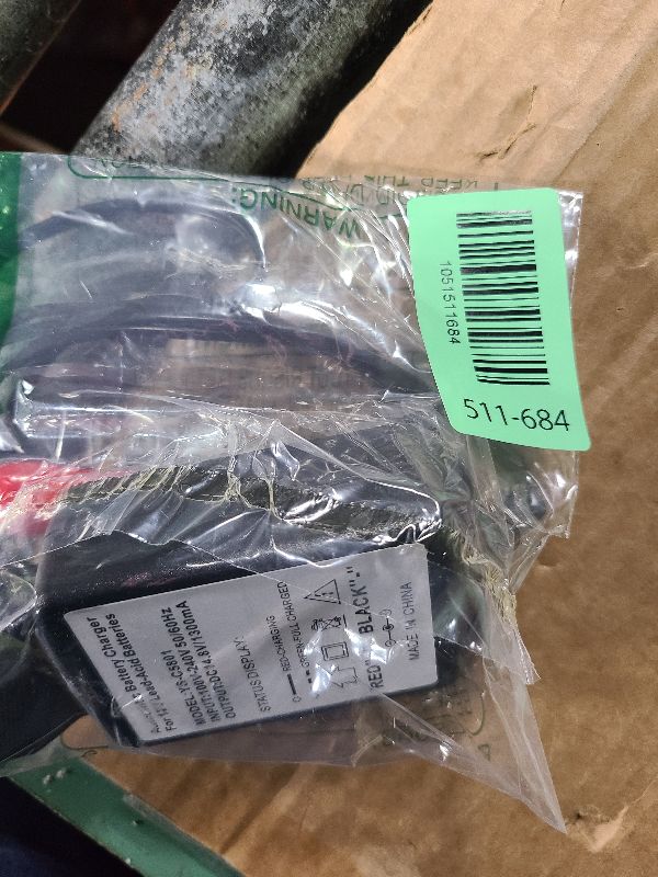 Photo 1 of 12V 1300mA Sealed Lead Acid (SLA) Smart Battery Charger Maintainer, Automatic Car Charger Maintainer for RV, ATV, Boat, Motorcycle Battery Trickle Charger with Short Circuit Protection