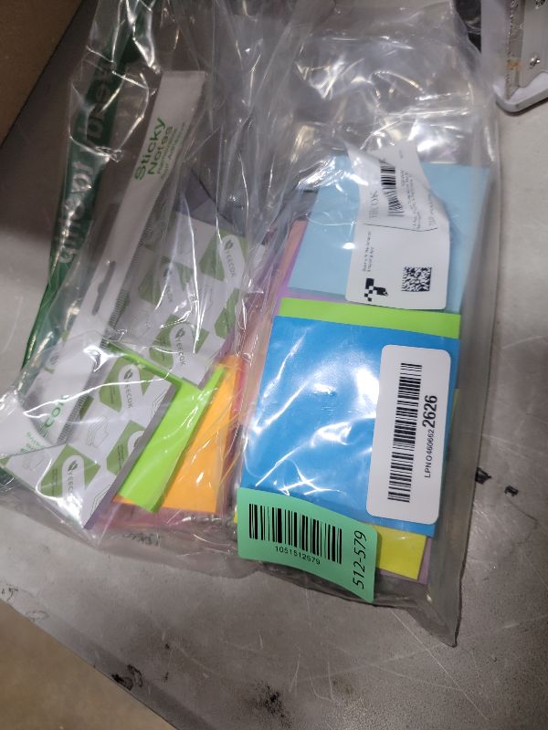 Photo 1 of (18 Pads) Sticky Notes 3x3 inch, Self-Stick Pads Bright Colors Sticky Note, Recyclable, Easy to Post for Home, Office, Notebook