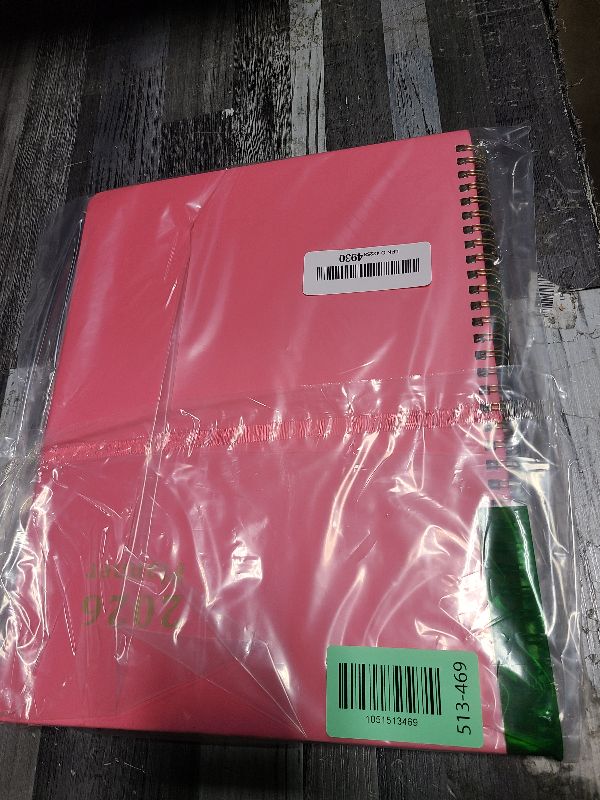 Photo 1 of 2026 Planner, Weekly and Monthly Calendar Planner for Women, Jan 2026 - Dec 2026, Hardcover Planning Agenda Book with Tabs, Spiral Bound, Inner Pocket, Perfect for School Office Supplies, 8.5" x 11" - Peach Pink