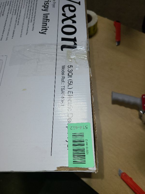 Photo 1 of 1800W 5 Liters/21 Cups Large Electric Deep Fryer with 3 Frying Baskets for Home Use