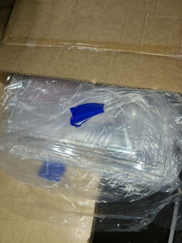 Photo 1 of 1 Pack Extra XXX-Large Acrylic Purse Display Case 17.7''x13''x13'' Clear Purse Handbag Organizer Stackable Storage Bins with Dustproof Magnetic Door Plastic Box for Shoes, Helmet, Boots, Figures