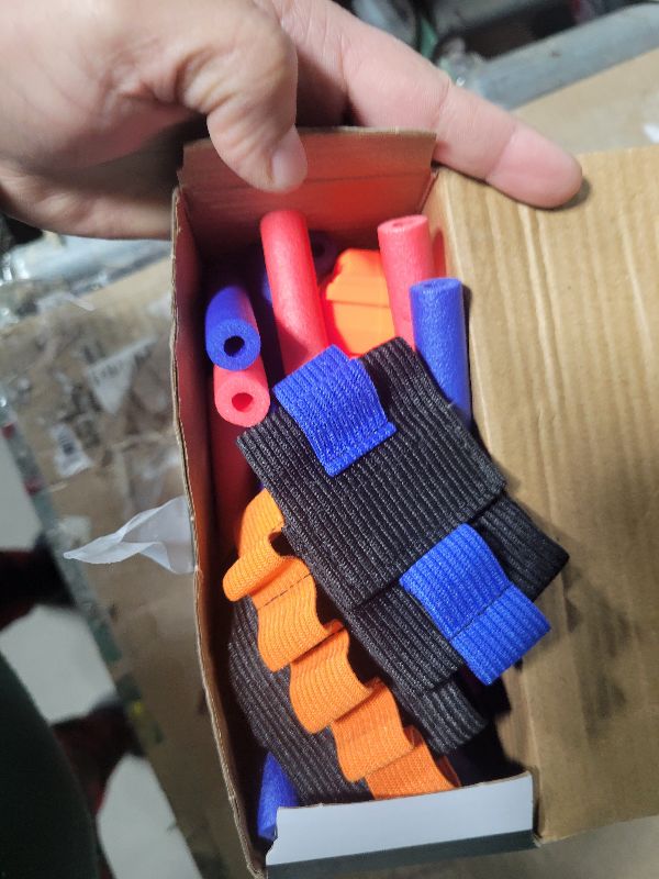 View 2 of 2 Pack Blaster Guns Boys Toy-with 60 Soft Foam Darts Bullets& 2 Wrist Bands-Valentines Gifts for Kids Hand Gun Toys Party Supplies for 3,4,5,6,7,8,9 Years Kids