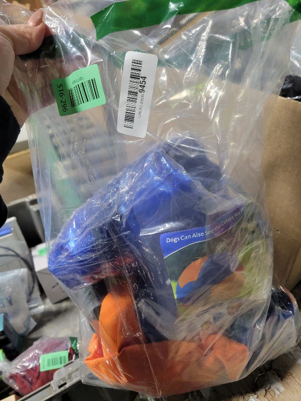 Photo 1 of 25 Inch Herding Ball for Dogs - Blue & Orange Two-Tone Color, Enhanced Bite-Resistant Herding Toy for Australian Shepherds, Border Collies, Durable Agility Training Ball for Medium & Large Breeds