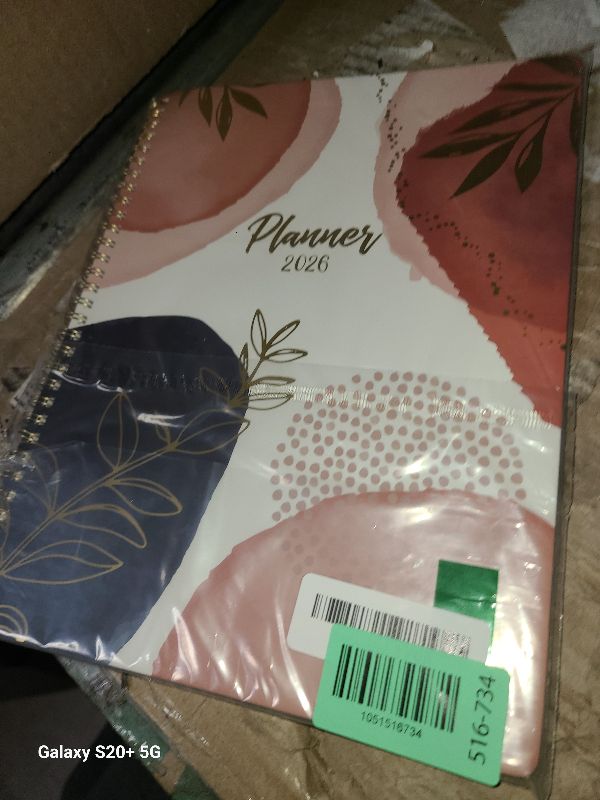 Photo 1 of 2026 Weekly and Monthly Planner/Calendar - From JAN 2026 to DEC 2026, 9" x 11" Calendar Planner 2026 with Tabs, Twin-Wire Binding, Inner Pocket