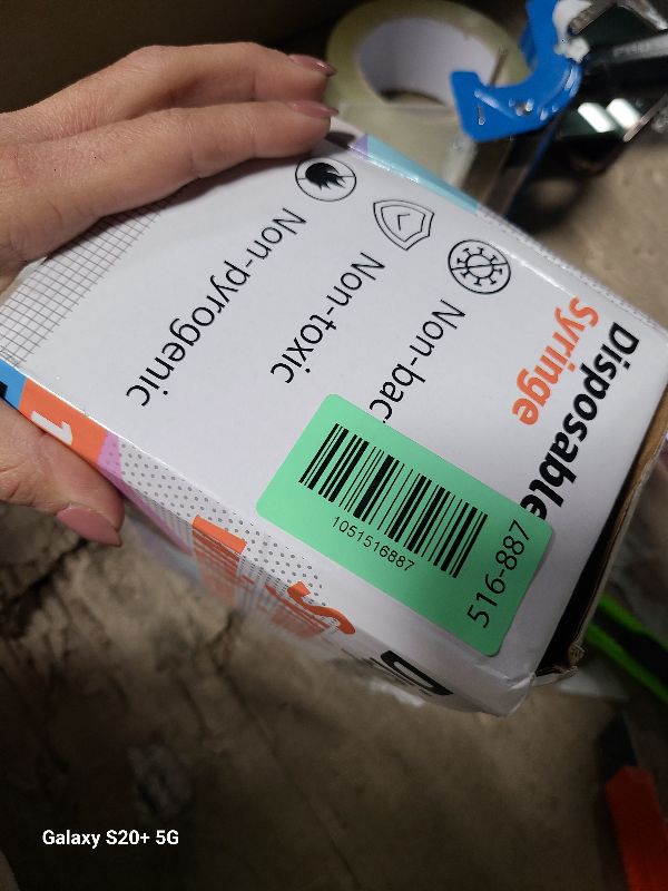 Photo 1 of 1ML Syringe, Lab Supplies Syringes 31G 5/16 Inch, Individually Wrapped, Pack of 100