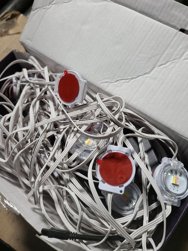 Photo 1 of 150FT Permanent Outdoor Lights for House, Smart Color Change LED Waterproof Christmas Lights Outdoor with APP Remote Control, Outside Eaves Lighting Decor for Holiday, Halloween, Roof, Party, Pool