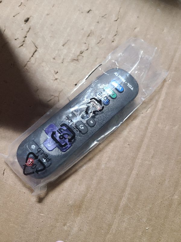 Photo 1 of 1 Pack Replacement Remote Control for Roku TV, Compatible with All TCL Roku/Hisense Roku/Onn Roku/Sharp/Philips Roku (Not for Roku Stick, Box or Speaker)