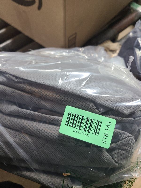 Photo 1 of 105L Extra Large Storage Bags for Blankets, King Comforters, Bedding, Clothes, Pillows, Sheets - Closet Organizers and Storage with 4 Handles & Clear Window, Foldable & Breathable (Grey, 6pack)