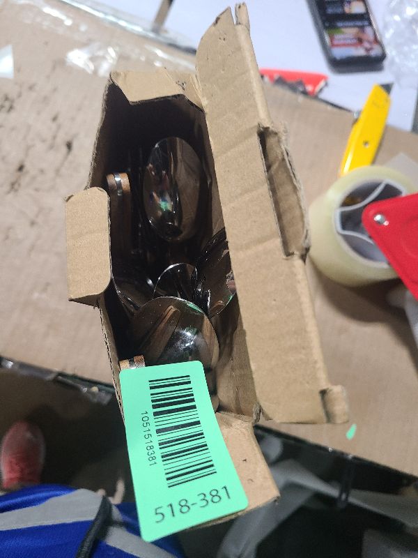 Photo 1 of 20 Piece for 4 Wood Handle Silverware Set, HIFIND Mirror Polished Flatware Sets, Stainless Steel Cutlery Set Including Knife Spoons and Forks Set, Acacia Wood Handle