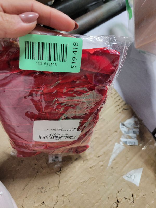 Photo 1 of 24pcs Red Velvet Bows for Christmas Tree, Large Ribbon Christmas Tree Bows, Red Velvet Bow Ornaments for Christmastree Gift Wrapping with Gold Twist Ties