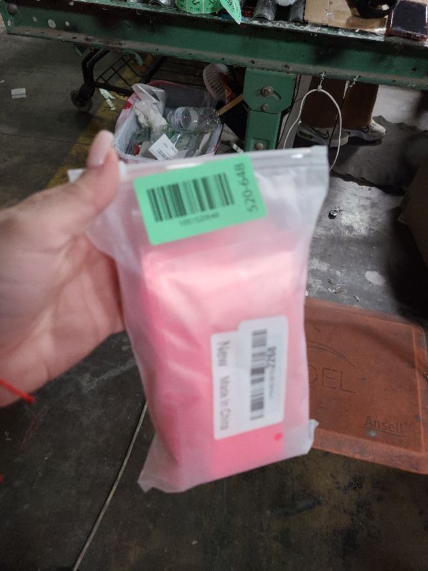 Photo 1 of 2 Pack Braid Ponytail Extension with Elastic Tie Straight Sleek Wrap Around Braid Wig Ponytail Pink gradient 26 Inch (Pink/Light Pink)