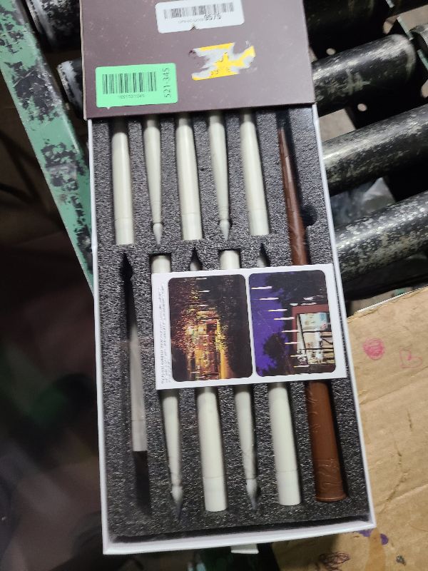 Photo 1 of 18 Pcs Floating Candles with Wand, Magic Decorations Magic Hanging Candles, Battery Operated Window Candles with Wand Remote, Flameless Flickering Warm Light LED Candles for Theme Party Decor, Gift