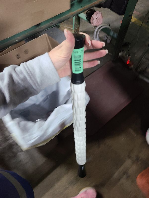 Photo 1 of ?MZDXJ Muscle Roller Stick for Athletes - Deep Tissue Fascia Blaster & Roller Massager for Myofascial Pain Relief - Handheld Physical Therapy & Recovery Tool?(-Black White-24 inch)