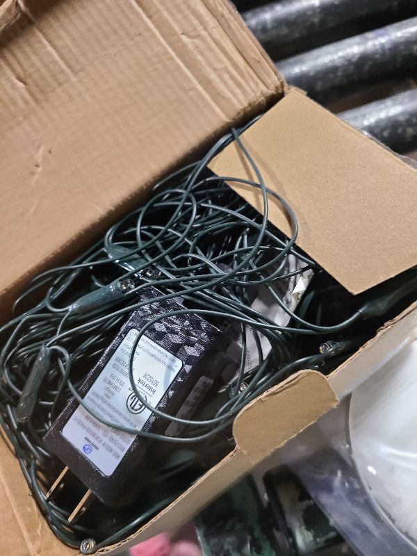 Photo 1 of 12ft x 5ft 360 LED Christmas Net Lights, 8 Modes Waterproof With Timer Low Voltage Connectable Mesh Lights for Trees, Bushes, Shurb, Garden, Outdoor Decoration(1 Pack, Green Wire, Warm White)