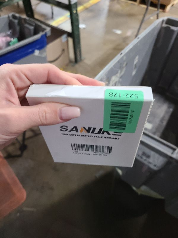 Photo 1 of 10pcs 4 Awg - 3/8 (M10) Sanuke Wire Lugs 4 Gauge Ring Terminal Connectors Ends, Heavy Duty Wire Connectors for Battery Cable Lug Wire Electrical Eyelets with 3:1 Dual Wall Adhesive Heat Shrink