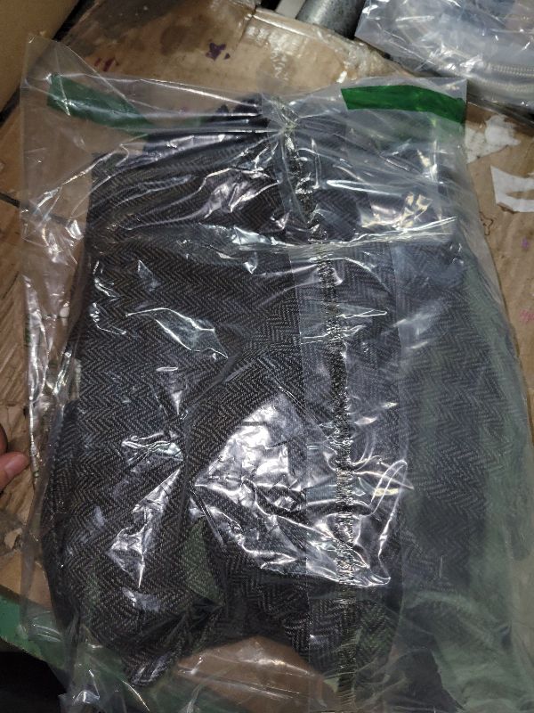 Photo 1 of 1920s Mens Costume Vest Hat Pocket Watch Accessories Set Adult Party Cosplay Dark Grey XX-Large