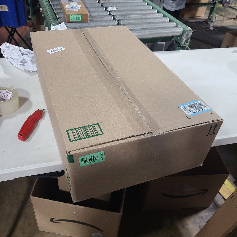 Photo 1 of Amazon Basics Aerobic Exercise Step Platform, Adjustable Workout Stepper At Home, 27", Black/Grey