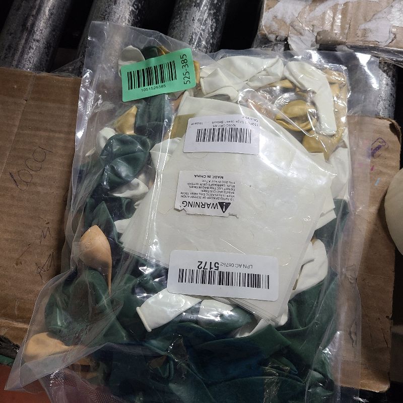 Photo 1 of 152PCS Sage Green Balloon Garland Arch Kit Green and Gold Balloon Garland Kit Retro Green and White Latex Balloons Set for Wedding Birthday Party Baby Shower Decoration