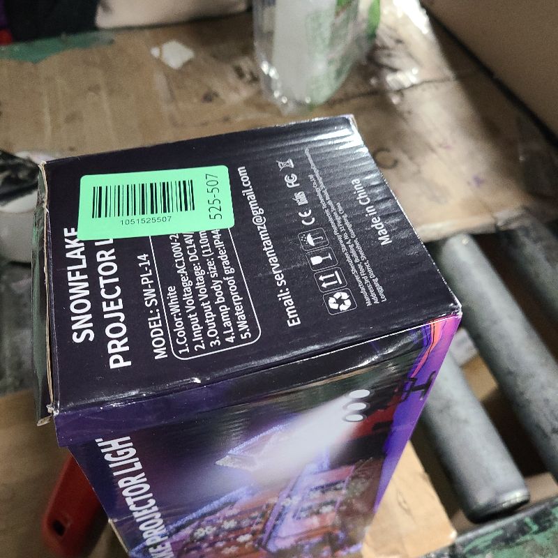 Photo 1 of Snowflake Christmas Projector Lights Outdoor 2025 Upgraded Triple Head Snowflake Projector with Timer Waterproof LED Snowfall Projector for Holiday for Christmas Decoration