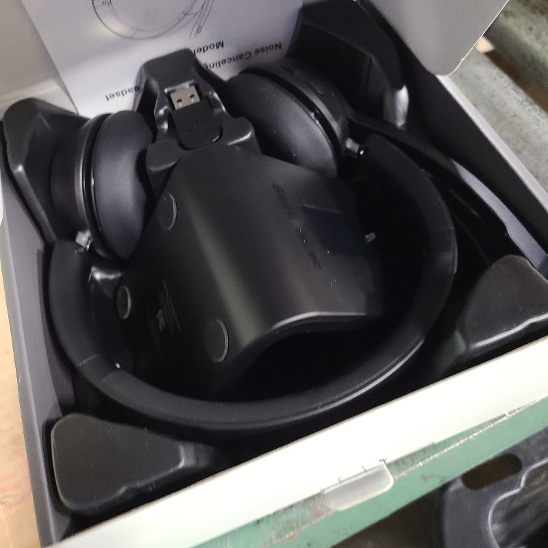 Photo 1 of (Upgraded Version) Wireless Headset, Bluetooth Headset with Noise Cancelling Microphone, Best Headphones with Mic Mute & USB Dongle for PC/Computer/Laptop/Cell Phones/Remote Work/Call Center