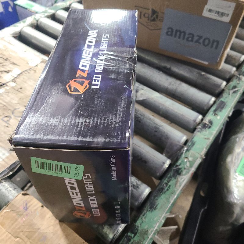 Photo 1 of 20Pods Aluminum Housing Plug and Play All Pure White LED Rock Lights Kit with Switch Harness Wiring Extension, Quick Connect 6500K Metal Underglow 12V Waterproof for Semi Trucks Pickup Jeep Offroad RV