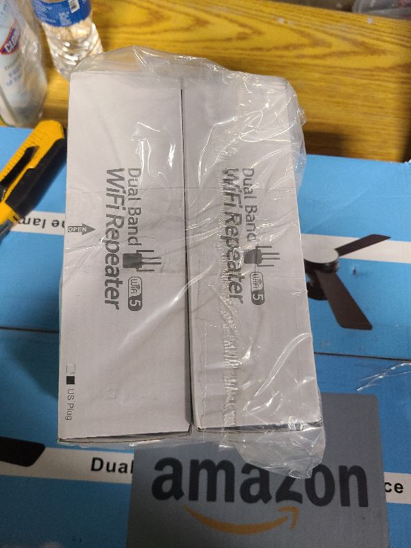 Photo 1 of 12880 Sq.Ft Range WiFi Extender Signal Booster Dual Band 5GHz/2.4GHz, 105-Device Compatibility, Simple Installation, WiFi Extender