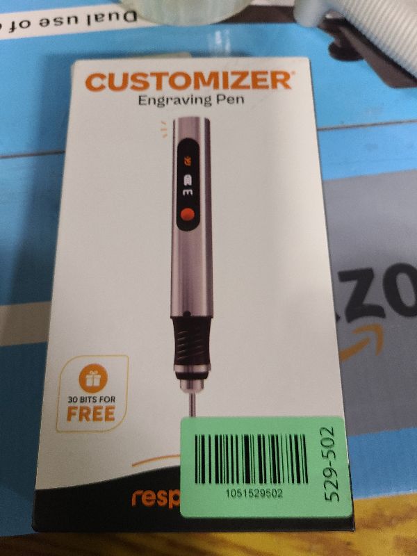 Photo 1 of Resparked Customizer Engraving Pen (Formerly Culiau): Ultimate Cordless Portable Tool for Artists & DIYers - Engrave 50+ Surfaces - Beginner Friendly - Rechargeable - Free 30 Bits & Mastery Guide