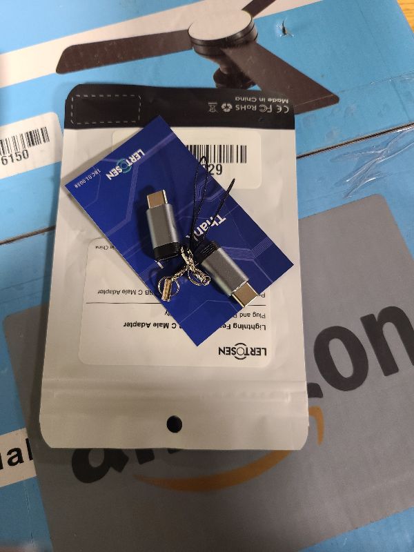 Photo 1 of 2 Pack Lightning to USB C Adapter for iPhone 15/16 Pro Max/Plus,Samsung S24,iPad Air,Fast Charging & Data Transfer,Type C Charger Connector Cable,Not for Audio/Headphone/OTG,for iPhone 16/15 Charger