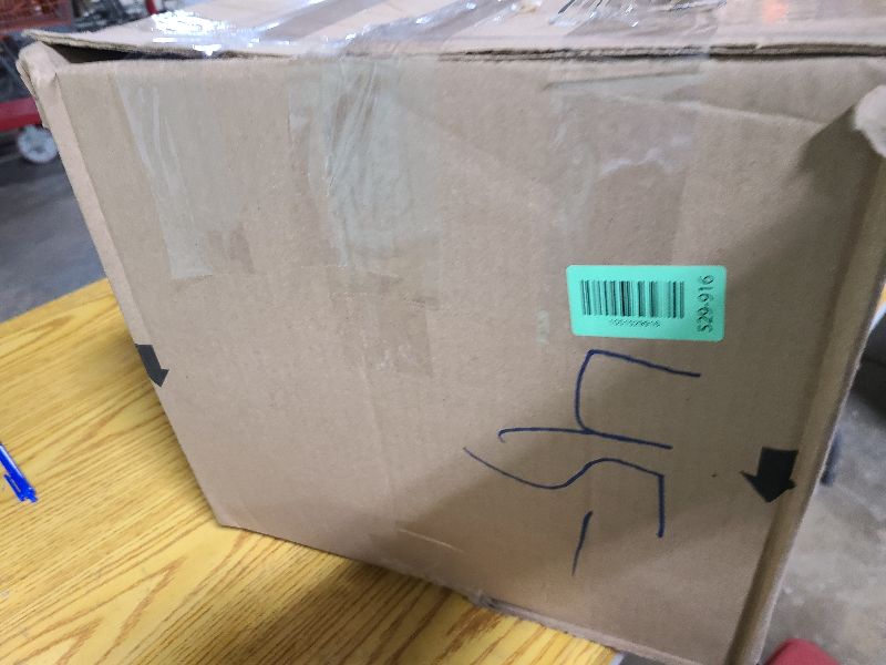 Photo 1 of  Commercial Wastebasket Trash Container, 41QT/10.25 GAL, Plastic, Black, Stackable Trash Can for Bedroom/Bathroom/Office, Fits Under Desk/Sink/Cabinet