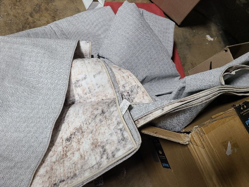 Photo 1 of  Living Room Rug, Soft Vintage Washable Rug with Anti-Skid Backing Stain Resistant Thin Indoor Carpet Large Area Rug for Bedroom Under Dining Room Table Nursery-Beige