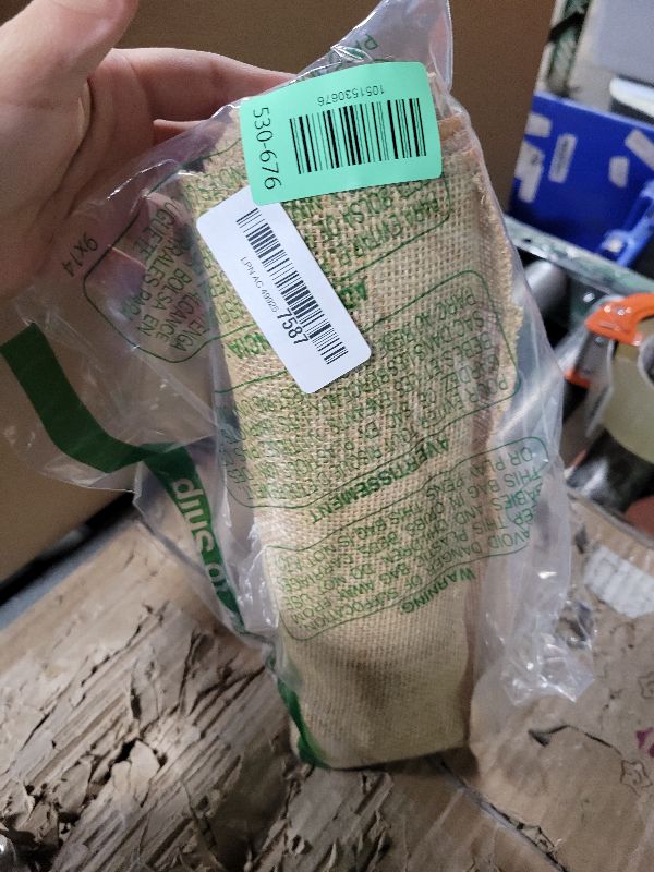 Photo 1 of 100% Natural Jute Rustic Burlap Table Runner - 12" Wide x 120" Long - Perfect for Rustic Theme Weddings, Events, Parties, BBQ's, Dining Table & Home Decor.