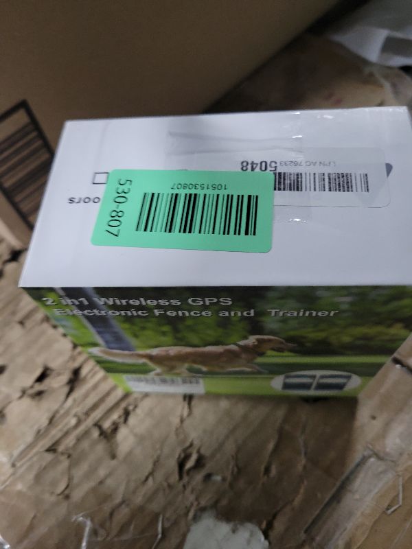 Photo 1 of GPS Dog Fence & Training Collar No Subscription, 3280ft App Geo-Fence & Bluetooth Remote, 3 Correction Modes, 7-Day Battery, Multi-Dog System