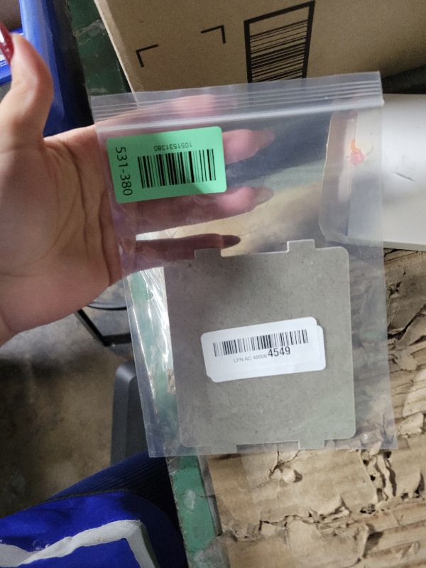 Photo 1 of 2 PCS Microwave Waveguide Cover, 4.7×3.9in Universal Mica Sheets for Microwaves Oven Repairing Parts, Cut to Size Wave Guide Cover Microwave for Kitchen Home Office Restaurant
