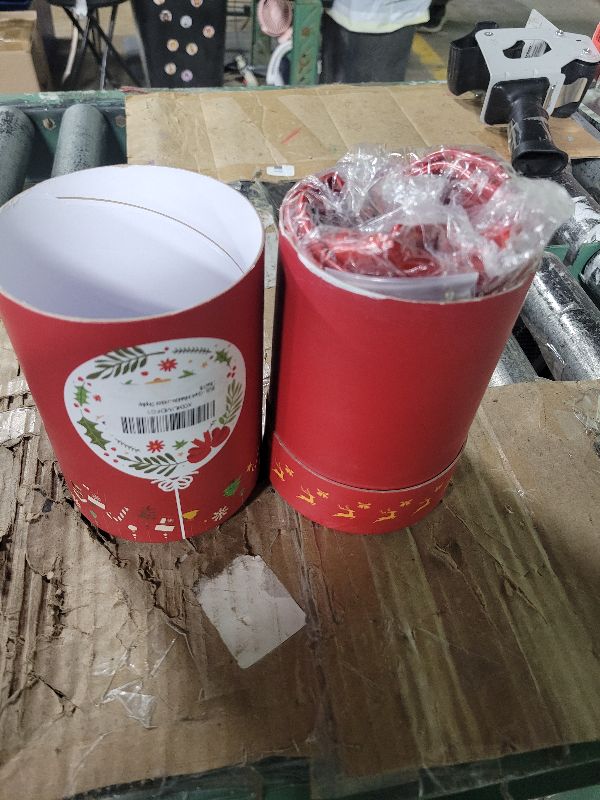 Photo 1 of 18 Inch Outdoor PVC Inflatable Christmas Ball, Inflatable Christmas Ornaments, Reusable Xmas Decoration Holiday for Outdoor Indoor Yard Tree Lawn Decor (Red)