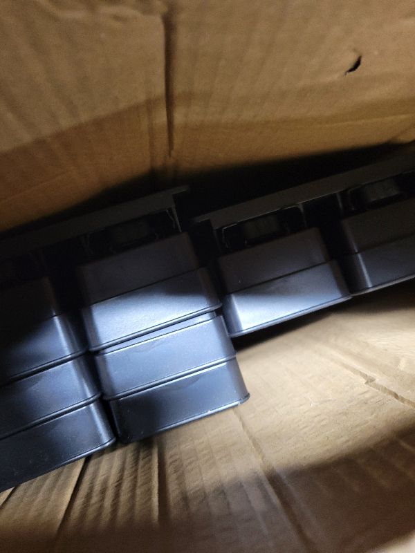 Photo 1 of 2 Pack Pull Out Spice Rack Organizer for Cabinet, Slide Out Seasoning Kitchen Organizer, Heavy Duty Spice Cabinet Organizers with Labels for Kitchen Pantry, 5.3" W x10.7 D x10 H, 4 Drawers, 2-Tier