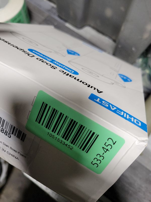 Photo 1 of 2 Pack Automatic Foaming Soap Dispenser Touchless, USB Rechargeable Smart Hand Soap Dispenser, 6-Level Adjustable, 12.8oz/380mL Wall Mount for Bathroom Kitchen Dish Soap