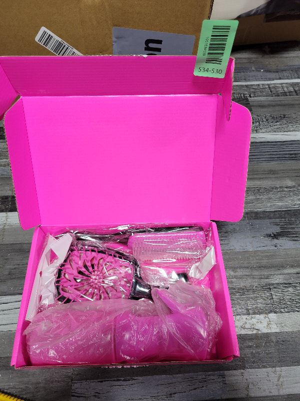 Photo 1 of 11 Pcs Hair Brush Set, Detangle Hair Brush And Spray Bottle, 3 Pieces Smooth Hairbrush For Toddlers, Suitable For Wet and Dry Hairstyles, Suitable For Adults And Children. (Pink)