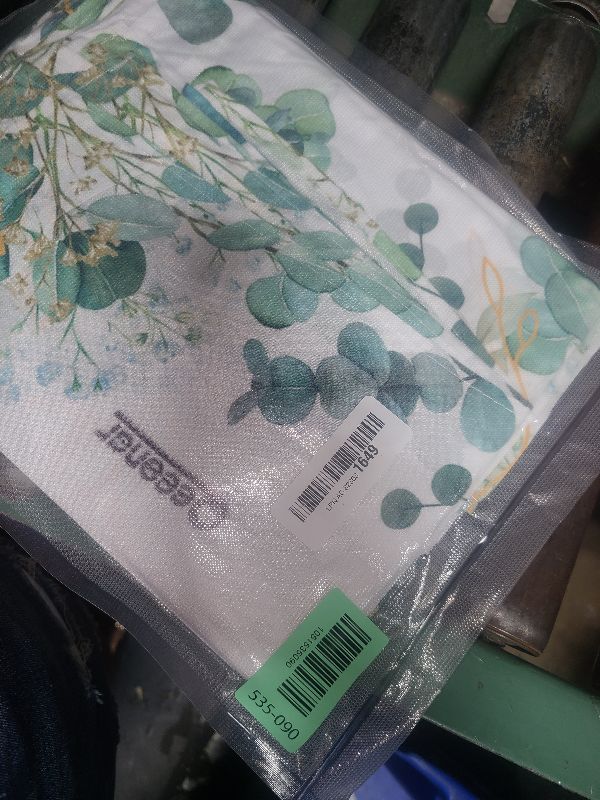 Photo 1 of 12 Pcs Eucalyptus Greenery Cloth Napkins 20"x20" Washable Dinner Tea Party Napkins for Kitchen Party Wedding Restaurant Indoor Outdoor Botanical Fresh Spring Summer