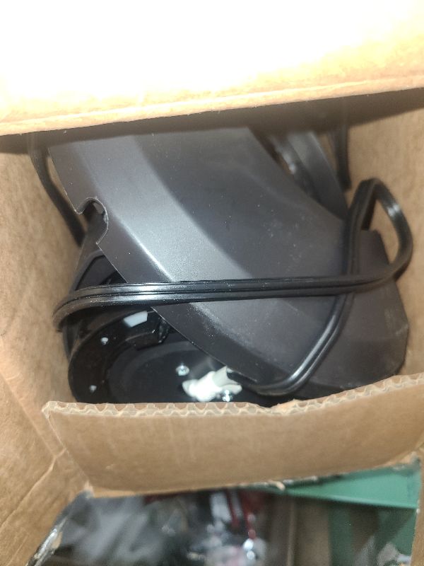 Photo 1 of Amazon Basics 28" 60-Degree Oscillating Tower Fan for Bedroom, Living Room, Office, With 3 Speeds, Intuitive Mechanical Control, Black, 35W, 27.8"H x 9.4"D x 9.4"W