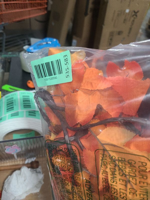 Photo 1 of 2 Pack Halloween Tree, 2FT Black Tree with 24 LED Orange Lights, Pumpkins and Ghosts Ornaments, Battery Operated Halloween Decorations Indoor, Lighted Spooky Tree for Table Centerpiece Home, Timer