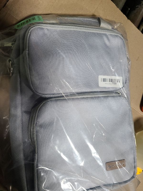 Photo 1 of 13.3-14 Inch Laptop Sleeve Bag, Laptop Bag for 14'' MacBook Pro M4 2024,14'' MacBook Pro M3&M2&M1 2023/2021, 13.6/13'' New MacBook Air M3/M2 2024/2022,Tab S8 Ultra 14.6",with Shoulder Strap(Silver)
