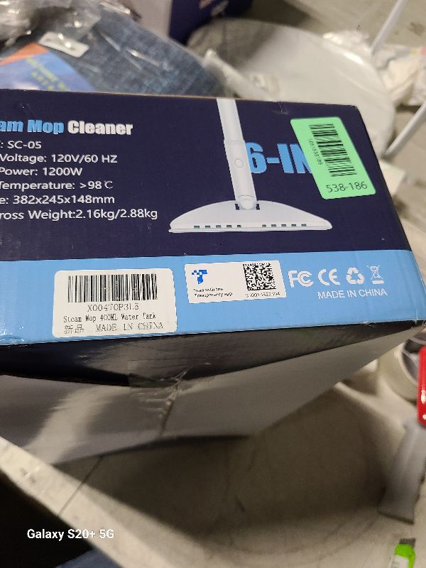 View 2 of 1200W Rotated Steam Mop for Hard Floor, Laminate Floor, Tiles Cleaning