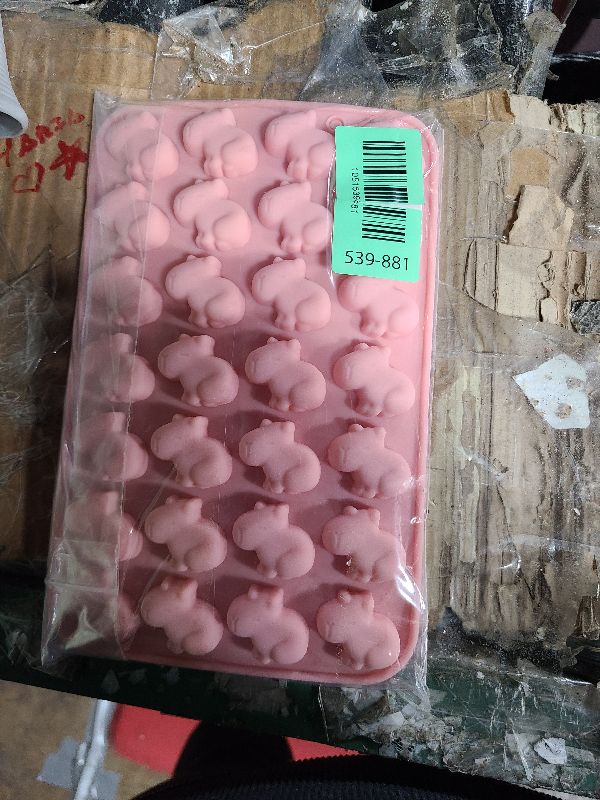 Photo 1 of 2 Pack Chocolate Molds,28-Cavities Capybara Shaped Silicone Mold for Chocolate,Candy,Cake Decoration,Jelly,Candles