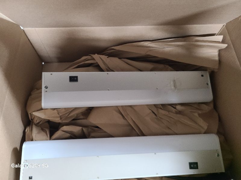 Photo 1 of 18” LED Direct Wire Under Cabinet Light - Dimmable Undercounter LED Lights for Kitchen - Selectable CCT 2700K-5000K, 612-648 Lumens, 9W - UCB Series Hardwired Under Cabinet Lighting by NICOR Lighting