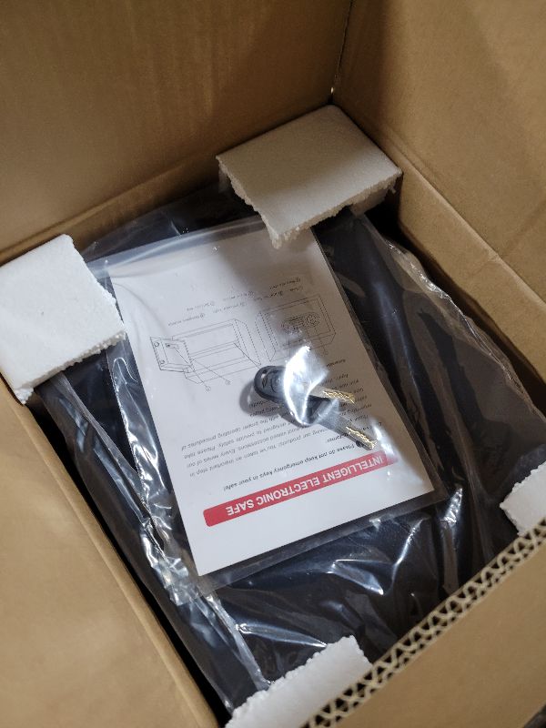 Photo 1 of 1.3 Cuft Small Home Safes Water and Fireproof, Anti-theft Safes for Home Use Fire and Water Proof with Combination Lock, Smart Alert System and Removable Shelf, Digital Document Safe for Jewelry Money