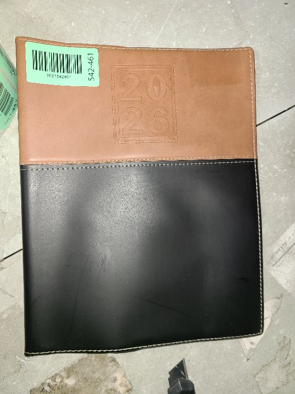 Photo 1 of 2026 Planner Calendar, 8"x10" : Includes 14 Months (November 2025 - December 2026) / 2026 Weekly Planner/Weekly Agenda/Monthly Calendar Organizer (Brown/Black)