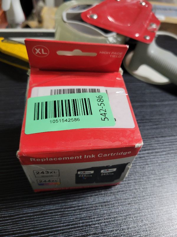 Photo 1 of 243 244 XL Higher Yield Ink Cartridge Replacement for Canon Ink cartridges PG-243 CL-244 for Pixma MX492 TR4520 MG2522 MX490 MG2922 MG2520 MG2920 MG3022 iP2820 TS202 TS3322 TR4522 Printer