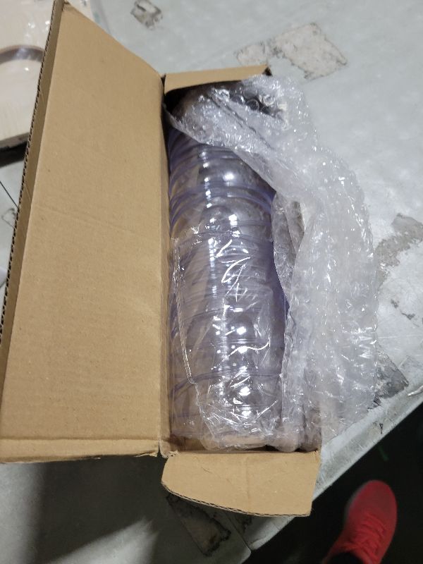 Photo 1 of 12 Pack Clear Plastic Fillable Ornament Ball 3.15''/80mm for Christmas,Holiday, Wedding,Party,Home Decor