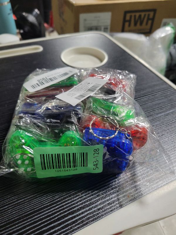 Photo 1 of 12Pcs Video Game Keychain, Gamer Party Favors Video Game Party Supplies for Kids, 3 Styles Mini Game Console for Kids Backpack, Birthday Party, Classroom Prizes